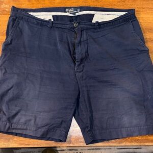 Polo Ralph Lauren Navy Flat Front Shorts